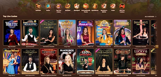 MyEmpire Casino - Beliebte Spiele mit professionellen Dealern. Live-Spiele im MyEmpire Casino